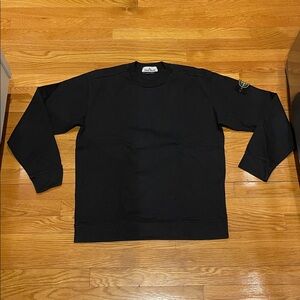 Stone Island Logo-Appliquèd Garment-Dyed Organic Cotton-Jersey Sweatshirt